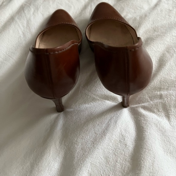 Prada Patent Brown Leather Pumps - Picture 5 of 7